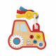 Porte clés tracteur avec clés pop-it pour enfant dès 18 mois, coloré, JANOD