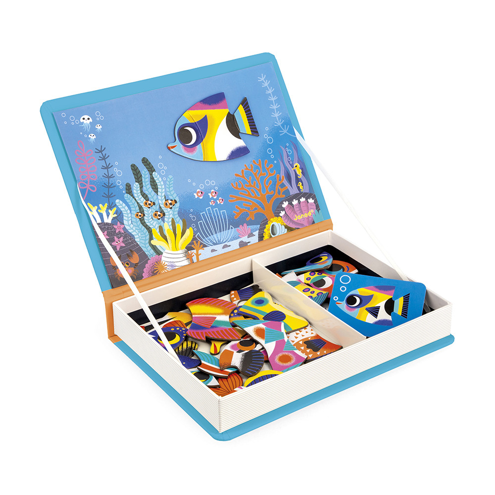 Tropical Fish Magnéti'book , 30 magnets : Educational magnetic games ...