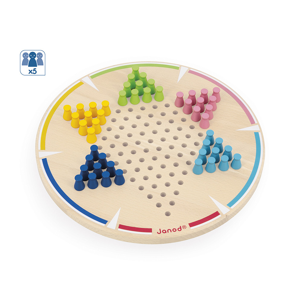 SMALL FOOT SMALL FOOT Jeu de dame chinoise en bois Mary pas cher