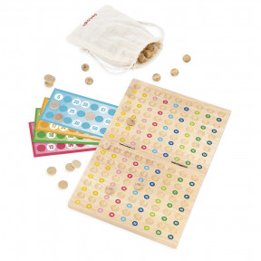 Juego de bingo de madera