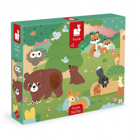 Puzzle tattile da 20 pezzi "La foresta"