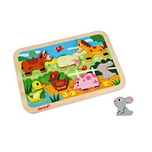 Chunky Puzzle Ferme 7 pcs (bois)