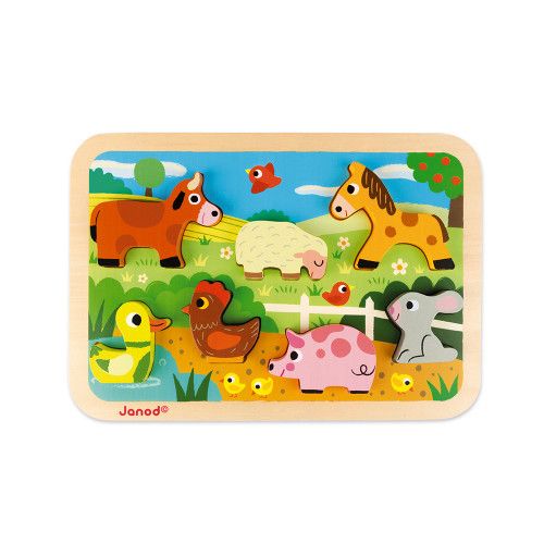 Chunky Puzzle Ferme 7 pcs (bois)