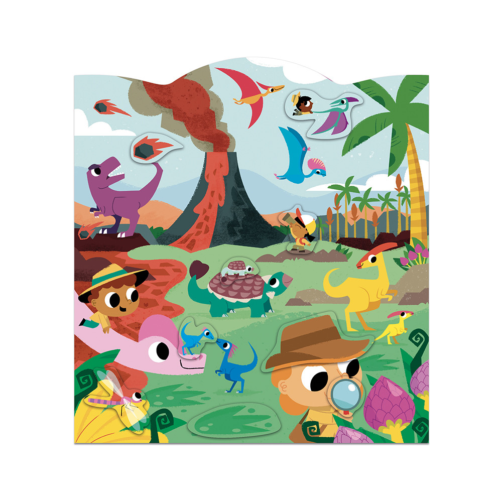 Adventurer Sticker and Decoration Book : Mosaic & Stickers Janod - J09205