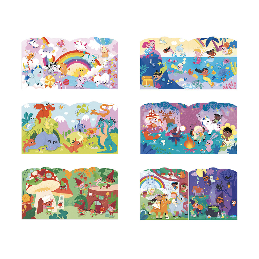 Janod - Cahier De Stickers Ferme Dès 18 Mois - 70 Gommettes Repositionnables - Activité Créative Pour Apprendre La Motricité Fine Et La Concentration
