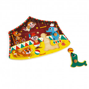 Stars Circus Puzzle 6 pieces (wood)