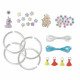 Kit créatif 7 bijoux phosphorescent dreamland à créer pour enfant dès 7 ans, loisir créatif  JANOD