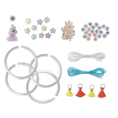 Kit créatif 7 bijoux phosphorescent dreamland à créer pour enfant dès 7 ans, loisir créatif  JANOD