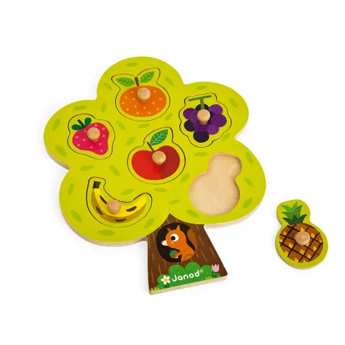 Puzzle Arbre gourmand 6 pcs (bois)