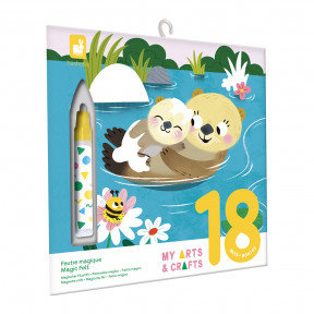 Kit de fieltro mágico creativo - Animales de peluche - 18 meses