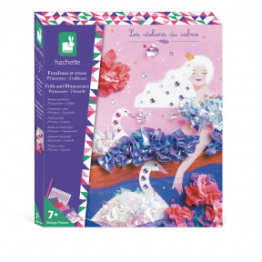 Kit creativo: volantes de princesa para coser y diamantes de imitación para pegar