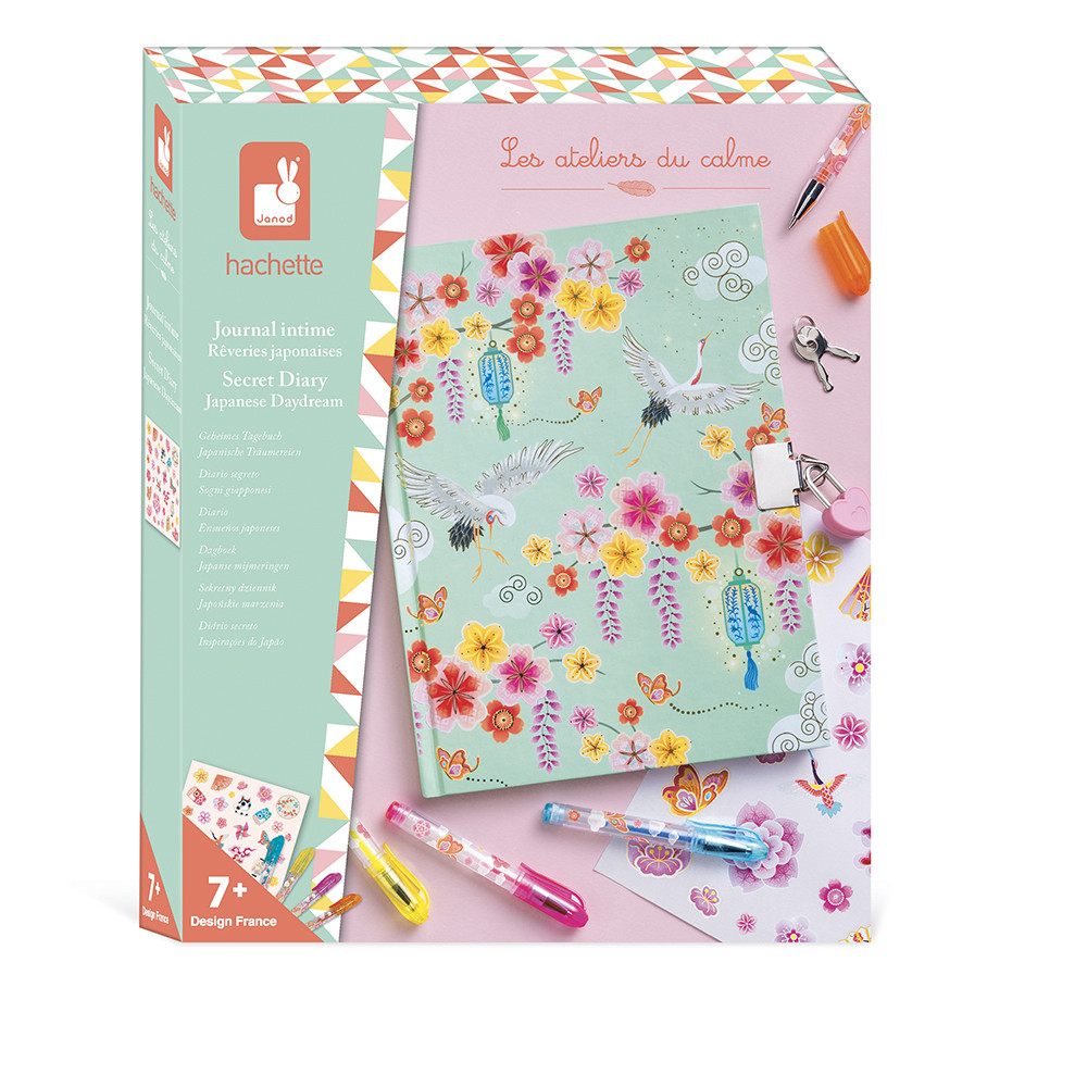 Secret Notebot Secret Notebook: Japanese Daydreams : Stamps & Papeterie kits Janod ...