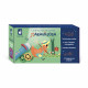 Lampe sonore  projection d'image pour enfant dès 3 ans, 1 histoires, 4 comptines , 8 sons, Version espagnole thème animaux JANOD