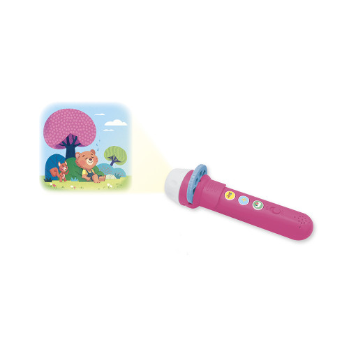 Lampe sonore à projection d'image pour enfant dès 3 ans, 1 histoires, 4 comptines, 8 sons, Version française thème rêve JANOD