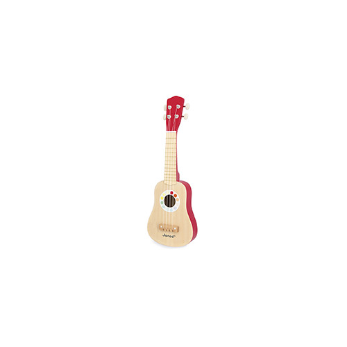 Youkoulélé Confetti en bois, ukulélé, imitation instrument de musique, éveil sonore musical, guitare, pour enfant dès 12 mois JA