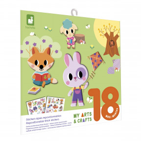 Set creativo de pegatinas gruesas reposicionables - 18 meses