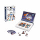 Magnéti'book Cosmos, 52 magnets, magnétique, aimants, espace, planètes, éveil pour enfant dès 3 ans JANOD
