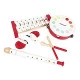 Set musical Confetti en bois, instruments imitation musique, éveil sonore, pour enfant à partir de 2 ans JANOD