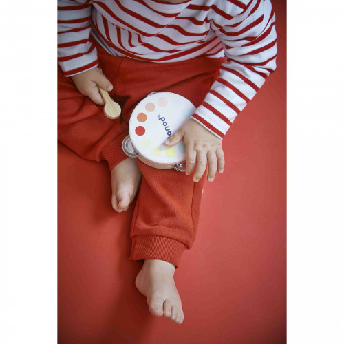 Set musical Confetti en bois, instruments imitation musique, éveil sonore, pour enfant à partir de 2 ans JANOD