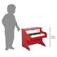 Mon premier piano électronique en bois, imitation instrument de musique, éveil sonore musical, pour enfant dès 3 ans JANOD