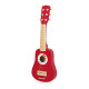 Ma Première Guitare Confetti en bois instrument musique rouge enfant à partir de 3 ans