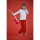 Ma Première Guitare Confetti en bois instrument musique rouge enfant à partir de 3 ans