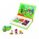 Magnéti'book 4 saisons, 115 magnets, magnétique, éducatif, motricité, pour enfant à partir de 3 and JANOD