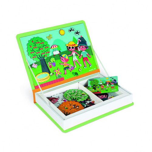 Magnéti'book 4 saisons, 115 magnets, magnétique, éducatif, motricité, pour enfant à partir de 3 and JANOD