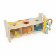 La Boite à Clefs - Essentiel en bois, éveil motricité logique, couleurs, manipulation, pour enfant à partir de 18 mois JANOD