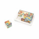 Barquette 6 Cubes Pure en bois, animaux, blocs, éveil motricité bébé, pour enfant à partir de 12 mois JANOD
