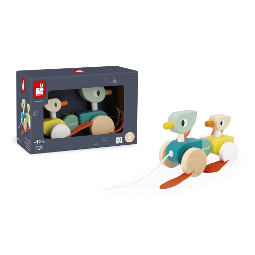 Canard Family à promener (bois)