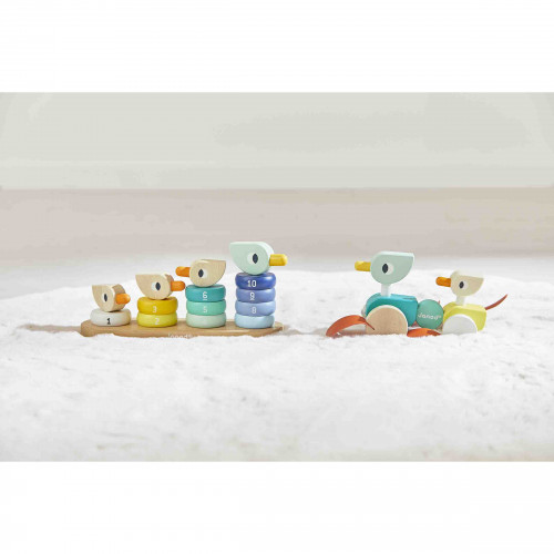 Empilable duck Family Zigolos (bois)