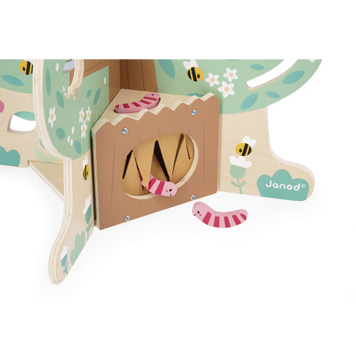 Arbre en bois multi-activité 20 activités pour enfant dès 1 an JANOD