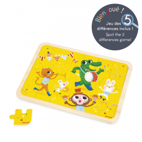 Puzzle en bois C'est la fête 24 pièces