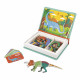 Magnéti'book Dinosaures, 40 magnets, magnétique, aimants, éducatif pour enfant à partir de 3 ans JANOD