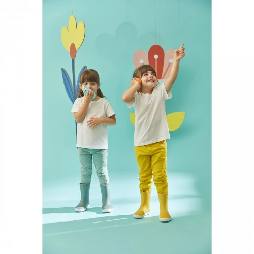 Lot de 2 talkies-walkies pour enfant dès 3 ans ,rechargeables, portée de 300 mètres JANOD