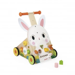 Wooden Rabbit Multi-Activity Cart