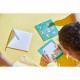 Carte puzzle en carton thème licorne et fête, 25 pièces JANOD