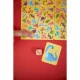 Jeu cherche et trouve pour enfant dès 3 ans, thème dinosaure, cartes en carton JANOD
