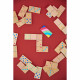Dominos en bois colorés, 28 pièces pour enfant dès 3 ans