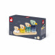 Jeu de construction, d'empilage en bois, canards, pour enfant dès 1 an, coloré, JANOD