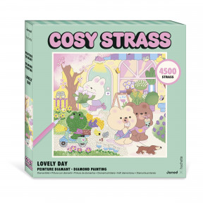 Cuadro acogedor con diamantes Cosy Strass - Lovely Day