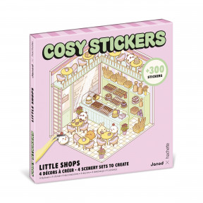 Pegatinas acogedoras - Pequeñas tiendas