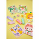 Coffret papeterie: Carnet, gomme, stickers, surligneurs, pour enfant dès 6 ans JANOD