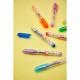 8 mini stylos gel à paillettes, style japonais, pour enfant dès 6 ans JANOD