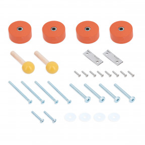 Screws and wooden dowels for J09628 - Master table