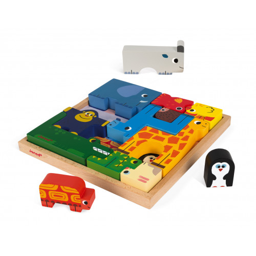 janod animal balancing and puzzle game