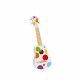 Youkoulélé Confetti en bois, ukulélé, imitation instrument de musique, éveil sonore musical, guitare, pour enfant dès 12 mois JA