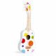 Guitare Confetti en bois, blanc pois, imitation instrument de musique, éveil musical sonore, pour enfant à partir de 3 ans JANOD