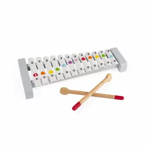 Xylophone enfant, bois & métal, bel instrument-jouet. Livré 24/48h